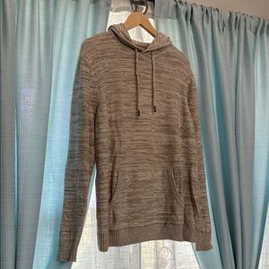 Urban Pipeline Heathered Tan Knit Hoodie